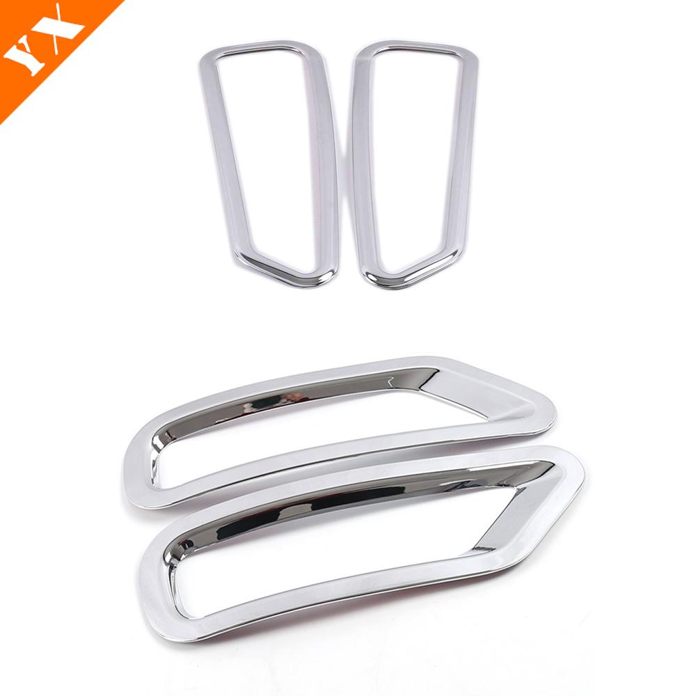 Chrome Garnish For LIFAN X60 2011 2012-2014 2015 Accessories Car Front Rear Fog Light Lamp Cover Decor Protect Sticker