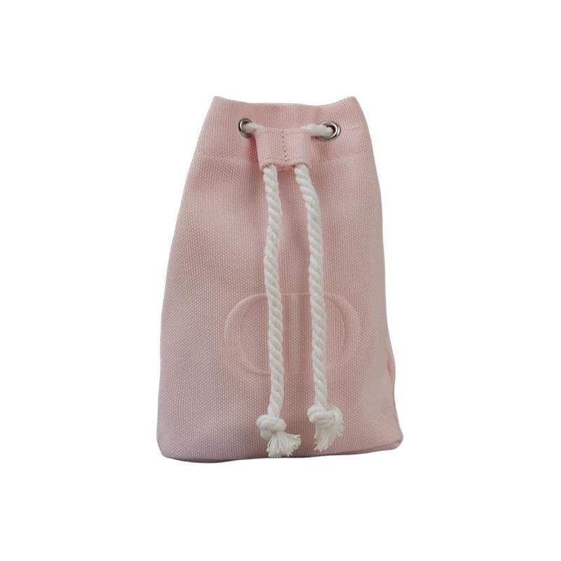 DIOR beige drawstring cosmetic bag multi-layer Pink drawstring cosmetic bag розовый