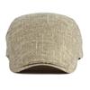 HT4011 Mens Berets Women New Spring Summer Sun Hat Male Female Ivy Flat Cap Artist Painter Beret Hat Male Female Linen Beret Cap
