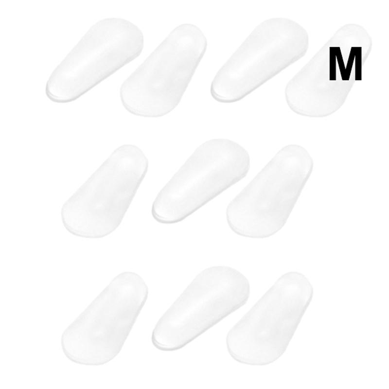 5Pairs Eyeglasses Anti Slip Nose Pads Soft Silicone Self Adhesive Glasses Nose Holder Long Lasting Spectacles Nose Support