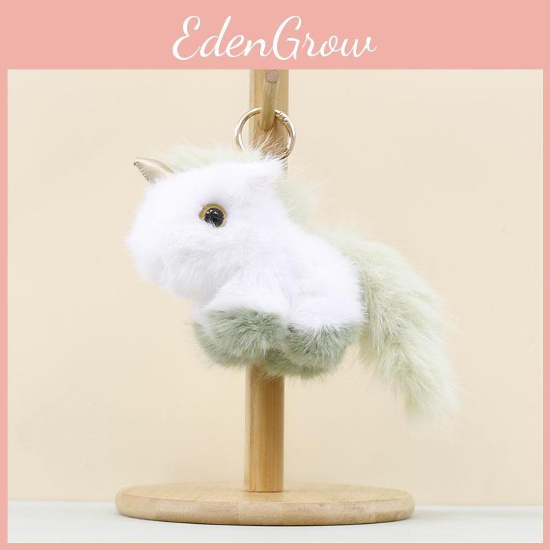 Plush Keychain Unicorn Soft Stuffed Toy Backpack Charm With Pp Cotton For Girls