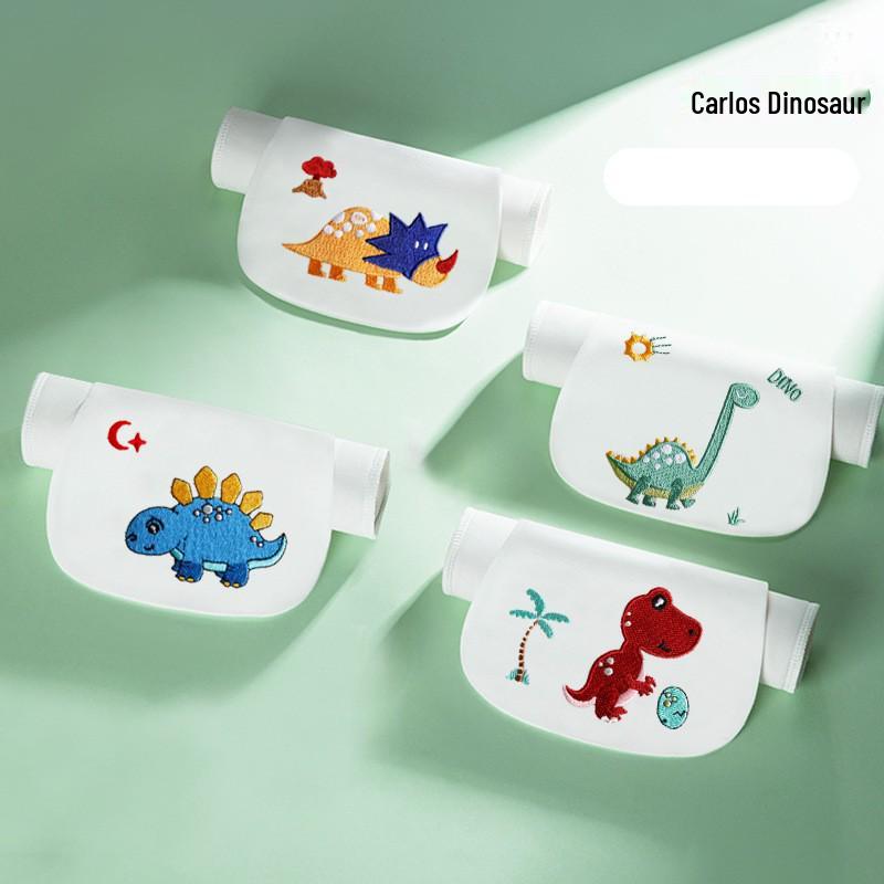 A-Klasse Reines Baumwoll-Schweißabsorbierendes Handtuch für Babys - Sicher, Bestickt, Rückenkissen aus reiner Baumwolle