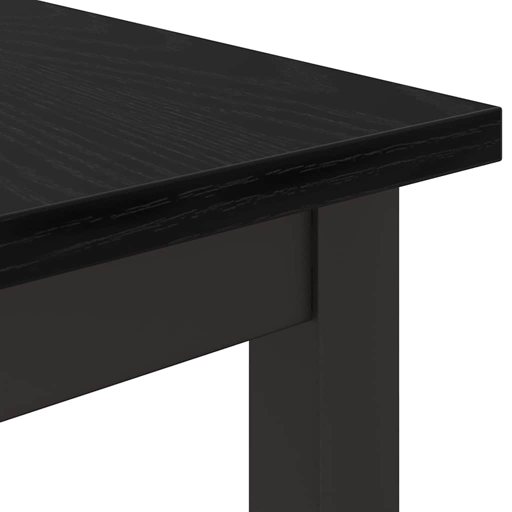 Table Black Oak Effect 100 x 50 x 76.5 cm