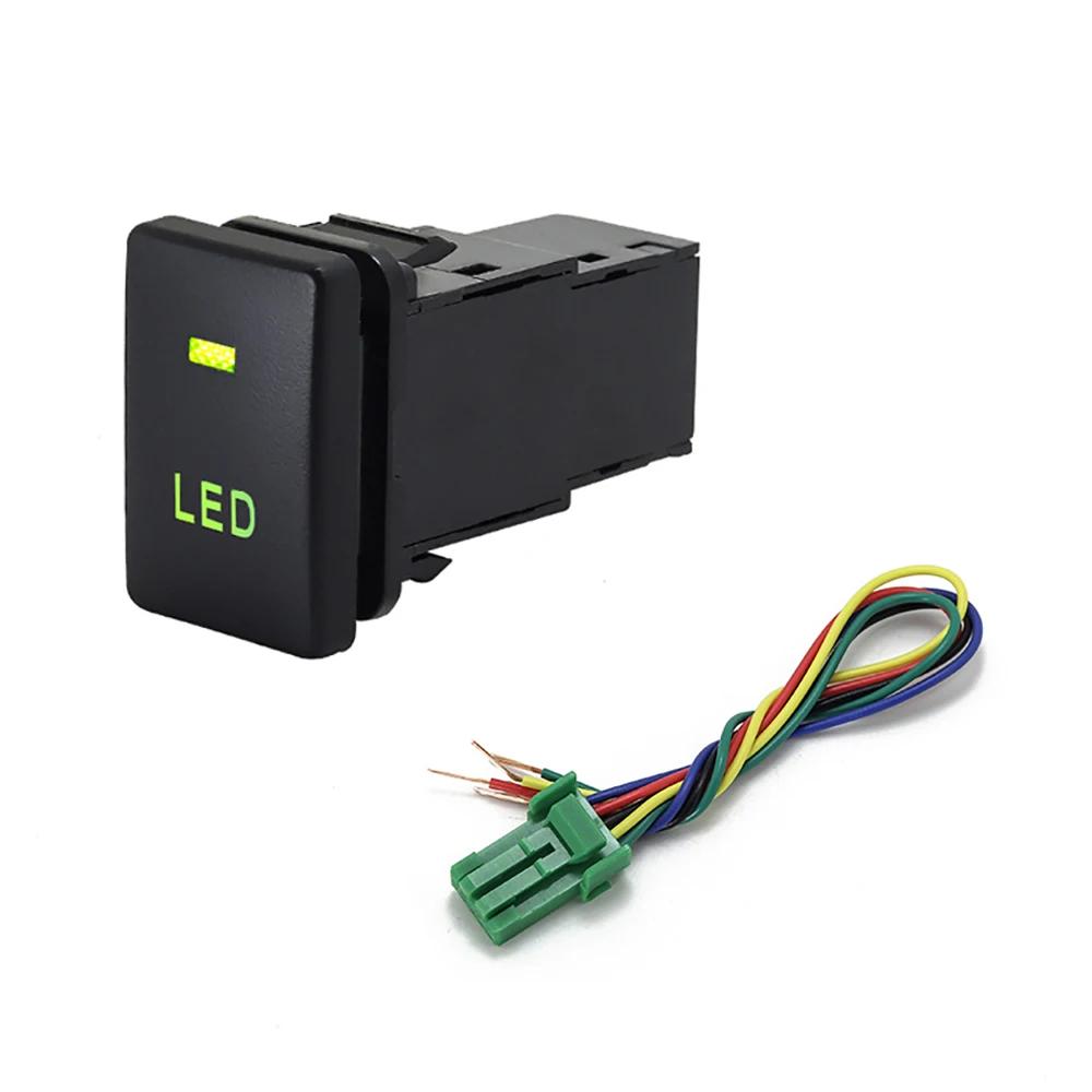 

LED Dual Fog Light Switch Radar Parking Sensor Power Headlight Control Button for Suzuki Jimny - ignis Spacia Speedwings LED light