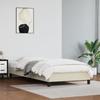 Vidaxl Bed Frame, Cream, Faux Leather Upholstered, 80X200 Cm