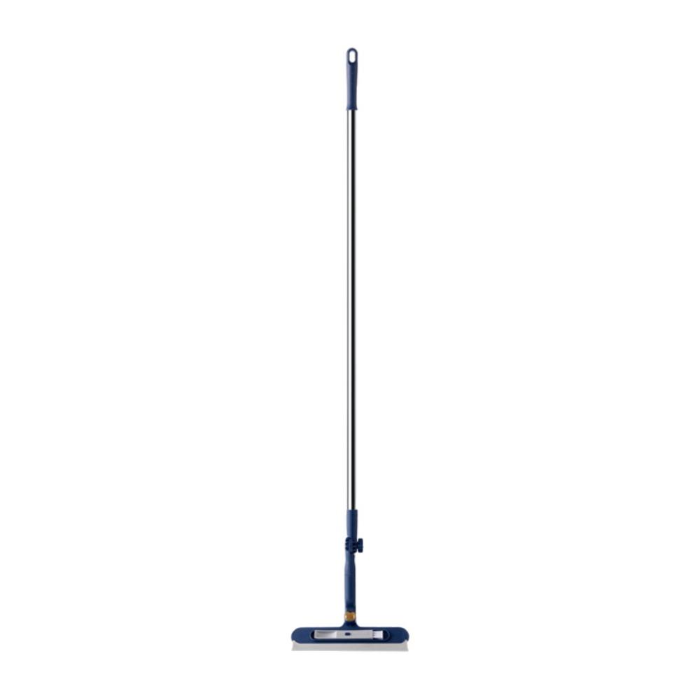 2 in1 Highrise Special Glass Brush with Squeegee Extended Handle Household Window Cleaner Universal Rotatable синий