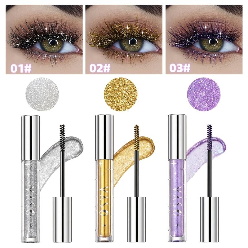 Glittery Shimmering Mascara Waterproof And Smudge-Proof Curling And Eyelash Lengthening Makeup Tool for Music Festival