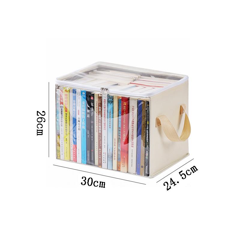 Student Book and Toy Organizer - Foldable Storage Box for Clothes and Books