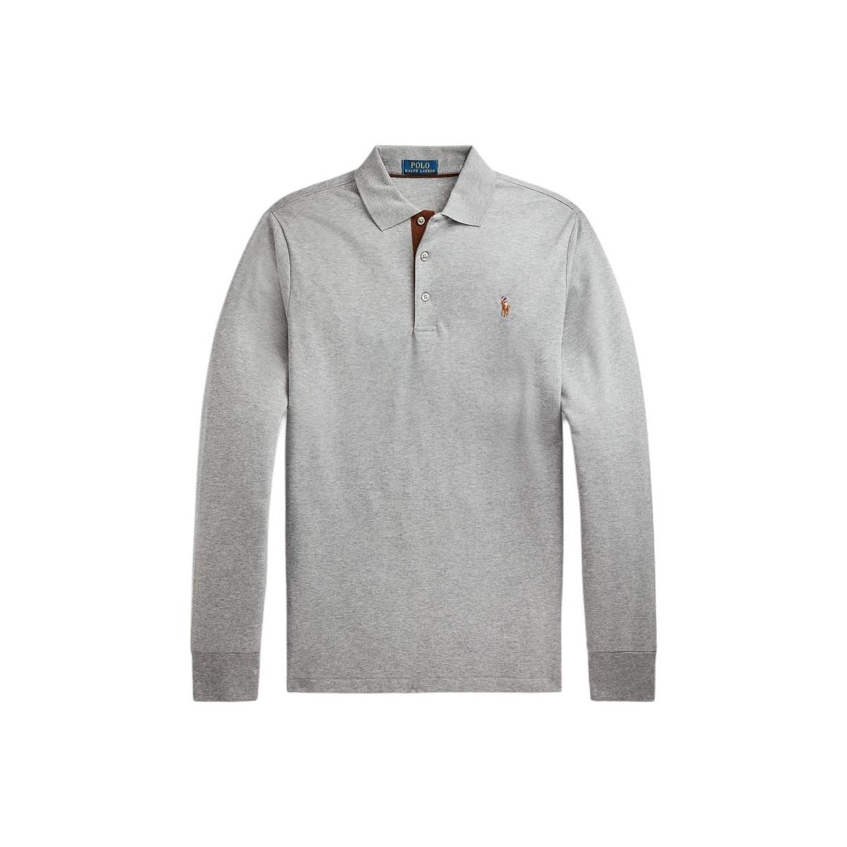 

Polo Ralph Lauren Хлопковый сетчатый пуловер с длинным рукавом Мужские топы 710671785-017 S