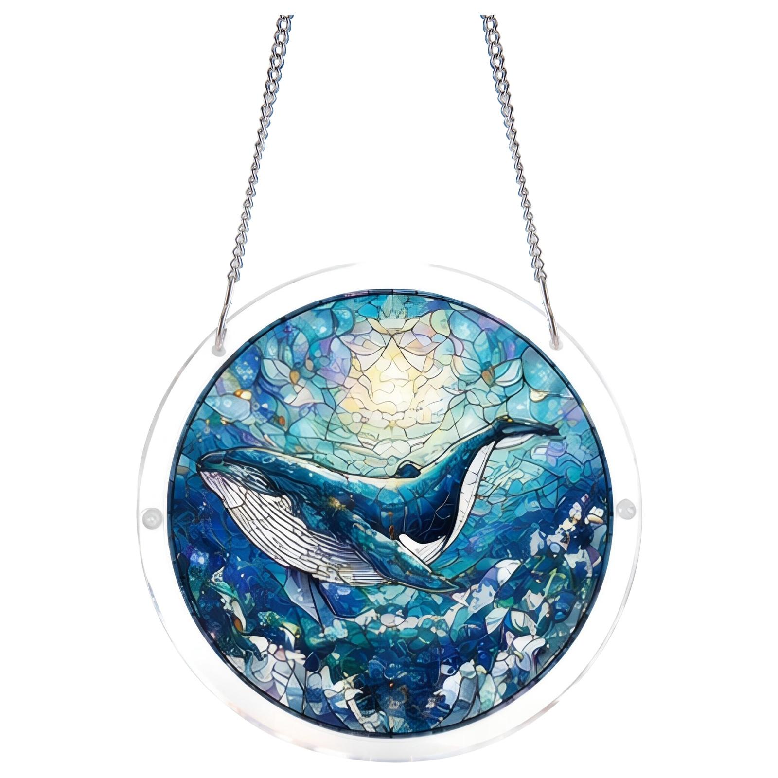 

Acrylic Puzzle Window Hanging, Colorful Sunrise Sun Catchers Panel SunCatchers Puzzles Decor For Birthday Women, Men, Wife, Aunt, And Mom One Size чорний