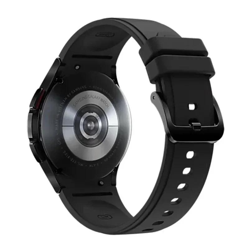 Classic Strap For Samsung Galaxy Watch 4 Classic 46mm 42mm 6 43mm 47mm 5 Pro 45mm Silicone Bracelet Correa Galaxy Watch 4 44mm 40mm Band