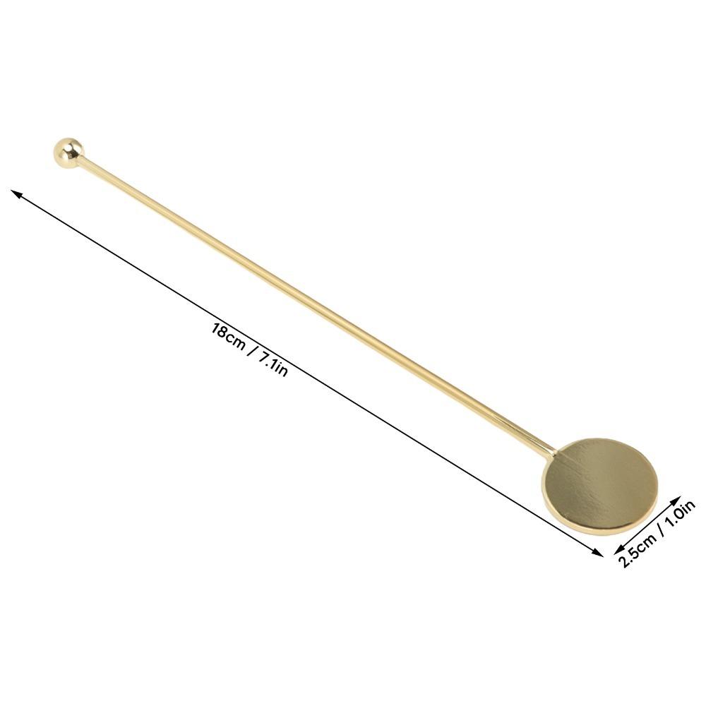 4pcs 304 Stainless Steel Coffee Beverage Stirrers  Milk Tea Stir Stick  For Restaurants