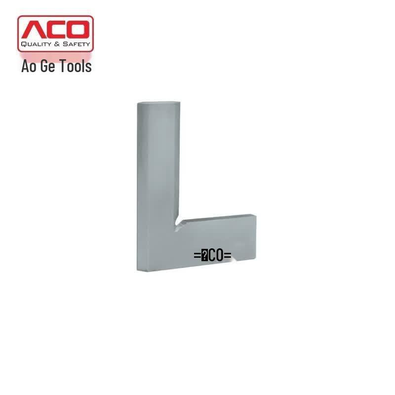 ACO Hardened Stainless Steel Workshop Beveled Square Ruler