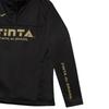 FINTA Men's Soccer Warm Training Jacket FTE0032 (0800) Black x Gold, Size S