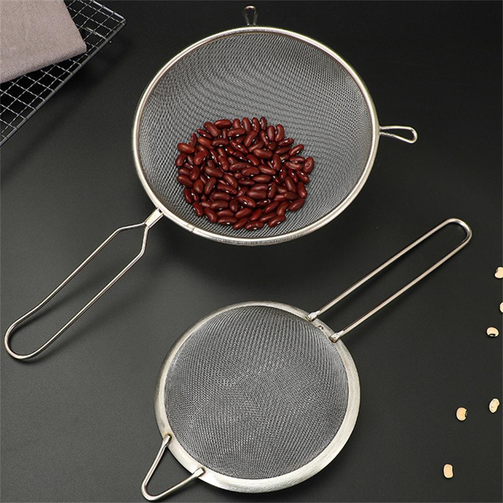 1pc Kitchen cleaning net, oil separation, grease removal, flour screening, wide edge oil grid, commercial stainless steel strain