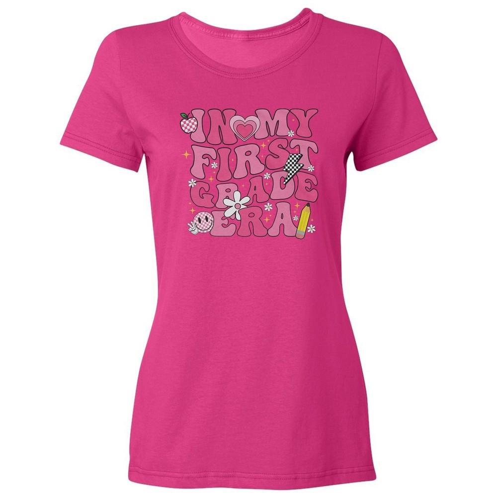 In My 1st First Era - Groovy Back to School Funny Ladies Crewneck T-Shirt Unisex T-Shirt XXL