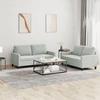 VidaXL Sofa Set with 2 Pcs Cushions, Sofas with Padded Armrests, Living Room Furniture Set, 3201496