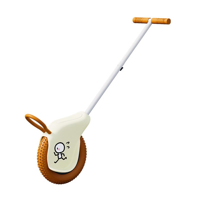 Kids Paternity Outdoor Hillside Beach Unicycle for Mountain Children's Hand Propelled Unicycle with 1Wheel for Ages 5 To 7 Years