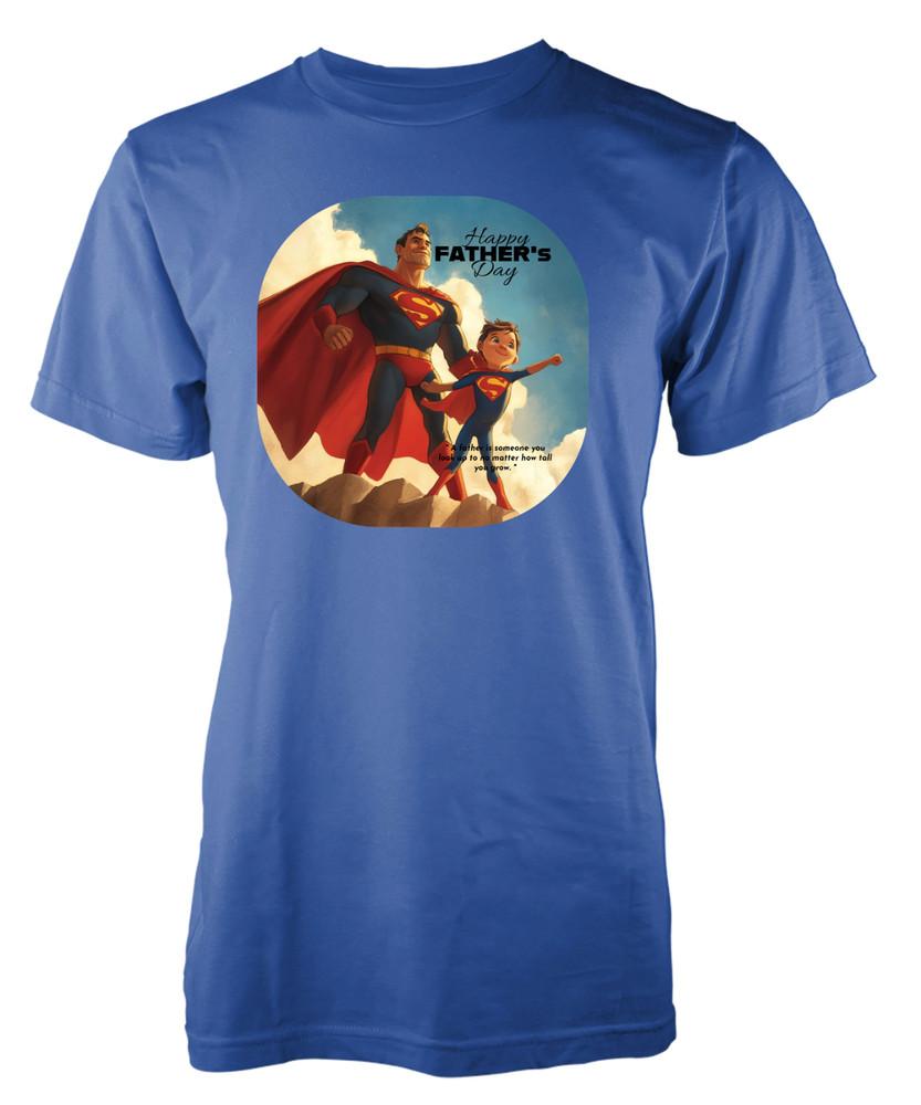 

Happy Fathers Day Superman T-Shirt | Custom Dad Gift | Personalised Father s Day 2XL