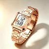 Women's Digital Watch SKMEI Rose Gold Square Stainless Steel 2581