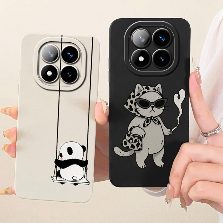For Xiaomi Redmi Note 14 Pro Plus Case 14Pro 4G Soft Silicone Cover flower Cherry Phone Case For Redmi Note14 14Pro+ Coque Funda
