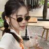 Hong Kong Style Women'S Sunglasses Oval Shape Uv400 Protection Men'S Sun Glasses Holiday Travelling Glasses For Women