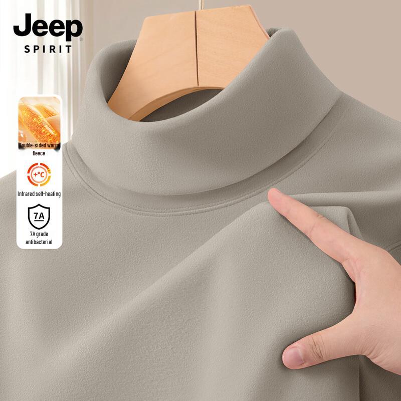 

Мужская термофутболка JEEP SPIRIT с высоким воротником, длинным рукавом, из смесовой шерсти 2XL