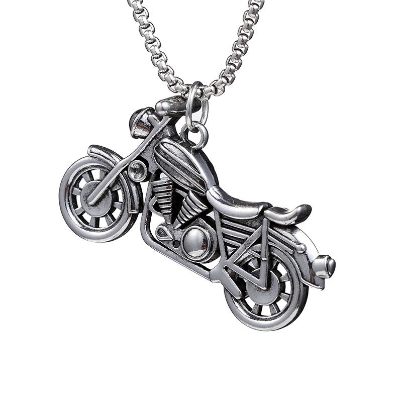 Jesus Cross Necklace Robot Dinosaur Pendant Fashion Charm Whale Screw Man Motorcycle Bear Sweater Chain Jewelry For Men Gifts