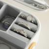 Boîte de rangement portable pour bijoux Organisateur de voyage Étui à bijoux Rangement PP Boucles d'oreilles Collier Bague Organisateur d'exposition pour bijoux