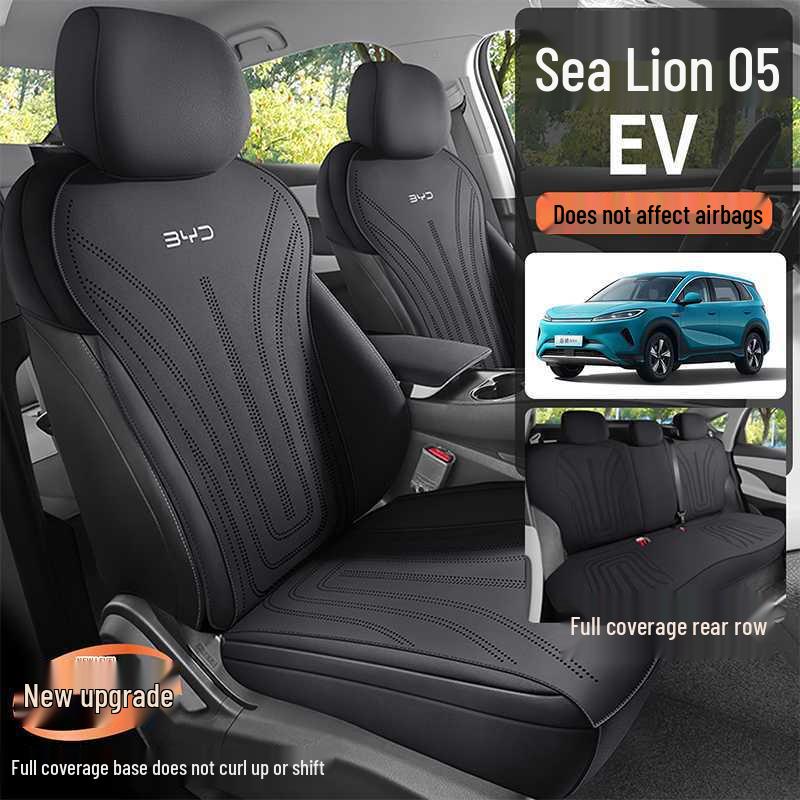 Funda de Cojín de Asiento de Ante para BYD Sea Lion 05EV - Ajuste Universal para las Cuatro Estaciones