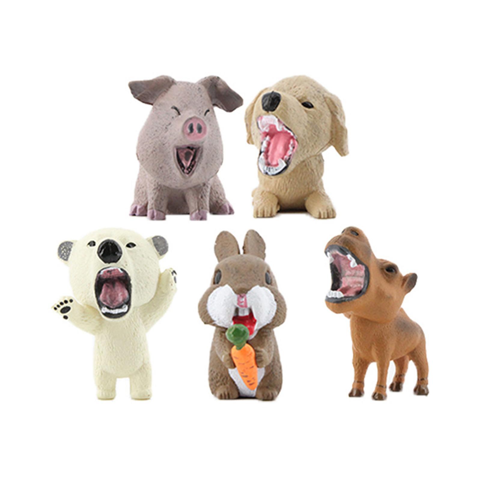 

Cartoon Animals Shape Figures Statue Model Toys Actions Figure Toy 5pcs China Mainland