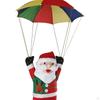 Latający Mikołaj Lalka Wisiorek Dekoracja Świąteczna 20,5 cala Parasol Lekki na Płot, Ganek Długość