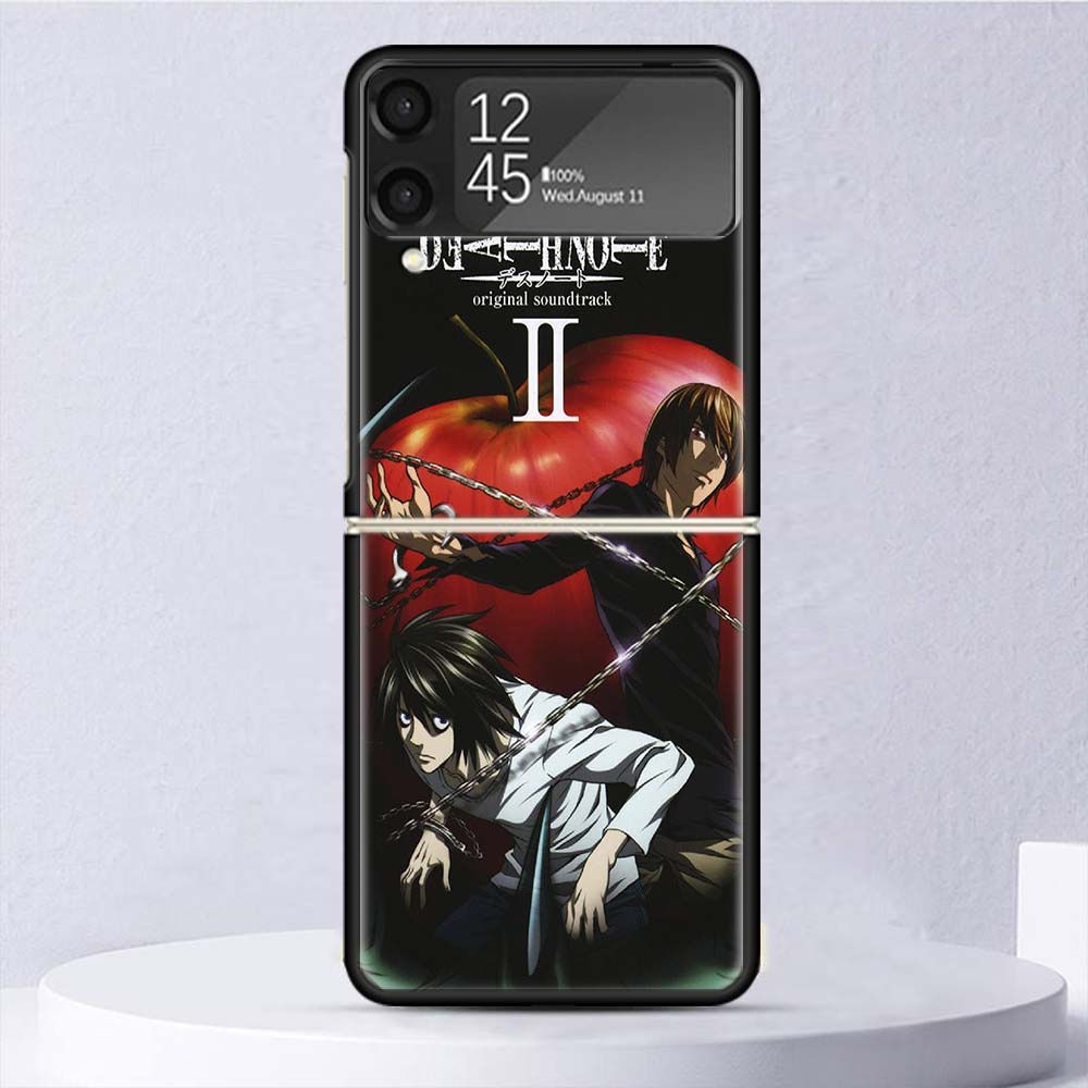 

Аниме Манга Тетрадь смерти Рюк противоударный жесткий чехол для Samsung Galaxy Z Flip 4 3 5G чехол для телефона Z Flip3 Flip4 черный Fundas Matte S Samsung Z Flip 3 5G