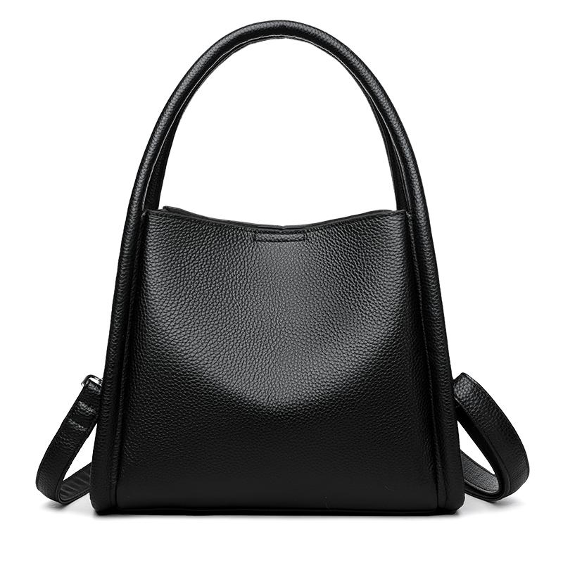 

High-End Real Cowhide Women Shoulder Crossbody Bags Luxury Women s Tote Bag Fashion Genuine Leather Female Handbags Sac A Main 27cm 14cm 22cm