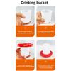 1set Poultry Automatic Drinker Bucket Chicken Feeder Barrel Water Bucket Quail Drinking Farm Chicken Coop Water Supplies