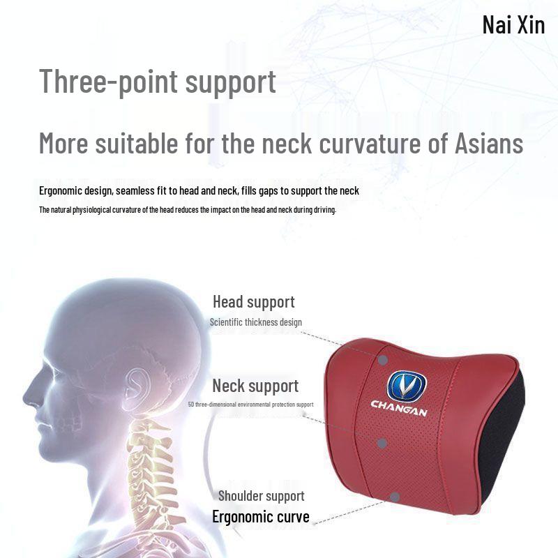 Compatible with Chang'an CS75 Plus, Yidong 35, CS55, and Uni-T Car Headrests and Lumbar Supports.