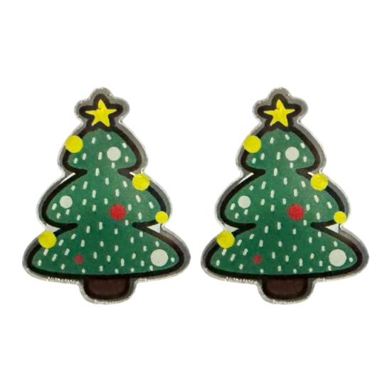 Christmas Cabinet Knob Cover Cute Santa Claus/Christmas Tree/Snowman Stretch Over Hardware Decoration for Kitchen Bathroom Dresser Wardrobe Decor