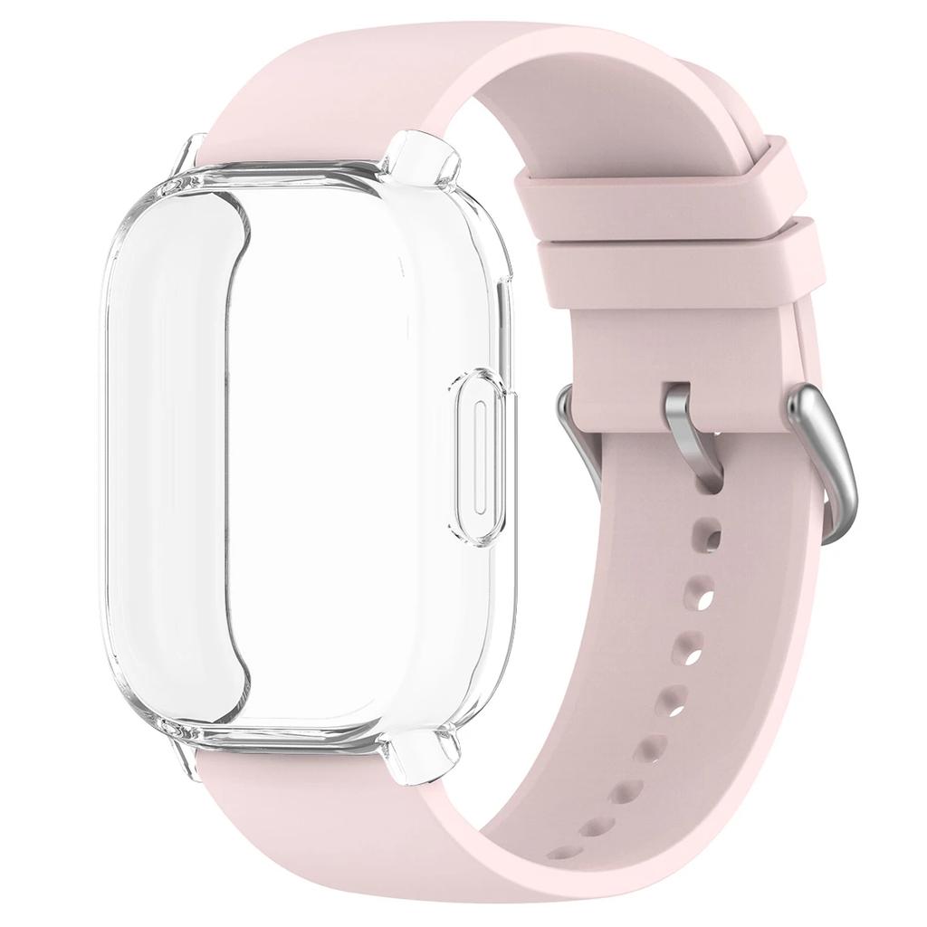 22mm Silicone Strap With Case For Xiaomi Redmi Watch 5 Active Lite Smart Watch Wrist Band And Case For Redmi Watch 5 Lite Active