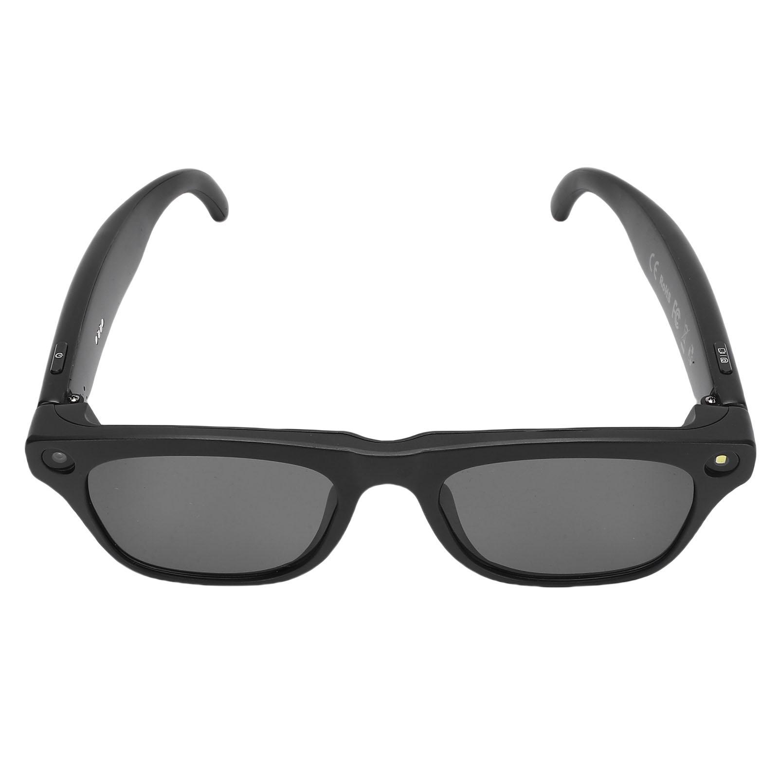 

Розумні окуляри 4K Камера зі спалахом Подвійні динаміки Bluetooth 5.4 Окуляри Звуковий помічник зі штучним інтелектом Візуальний діалог У реальному часі чорний