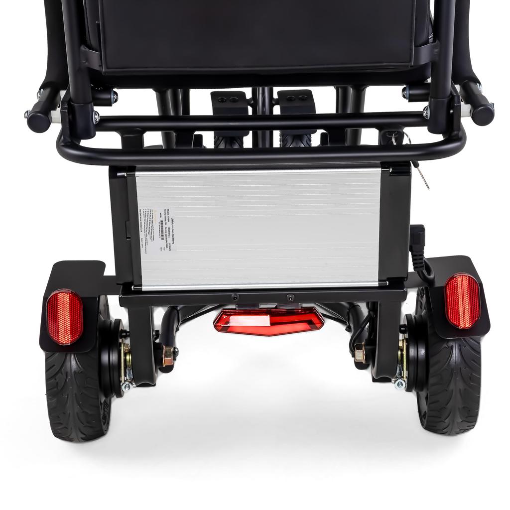 WEYRAL C36VC09BP Wygodny i bezpieczny elektryczny wózek inwalidzki 300W silnik 8AH bateria 15KM/H prędkość maksymalna Wygodny składany elektryczny wózek inwalidzki