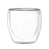 Heat Resistant Double Wall Tea Glass Cup Beer Coffee Handmade Creative Cold Beverage Transparent Drinkware Home Drinking Cup