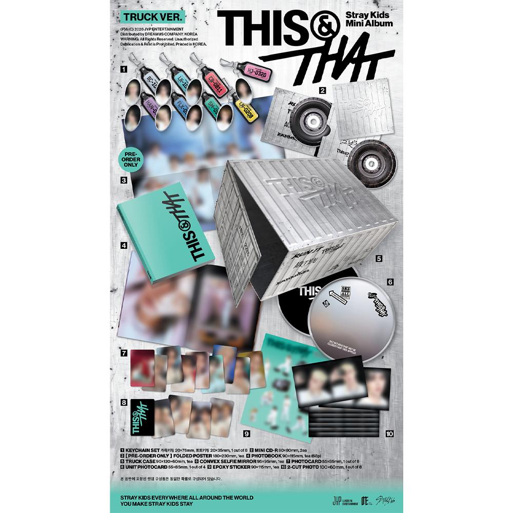[PRE-ORDER] Stray Kids Mini Album - This & That (Truck Ver.) (Limited)