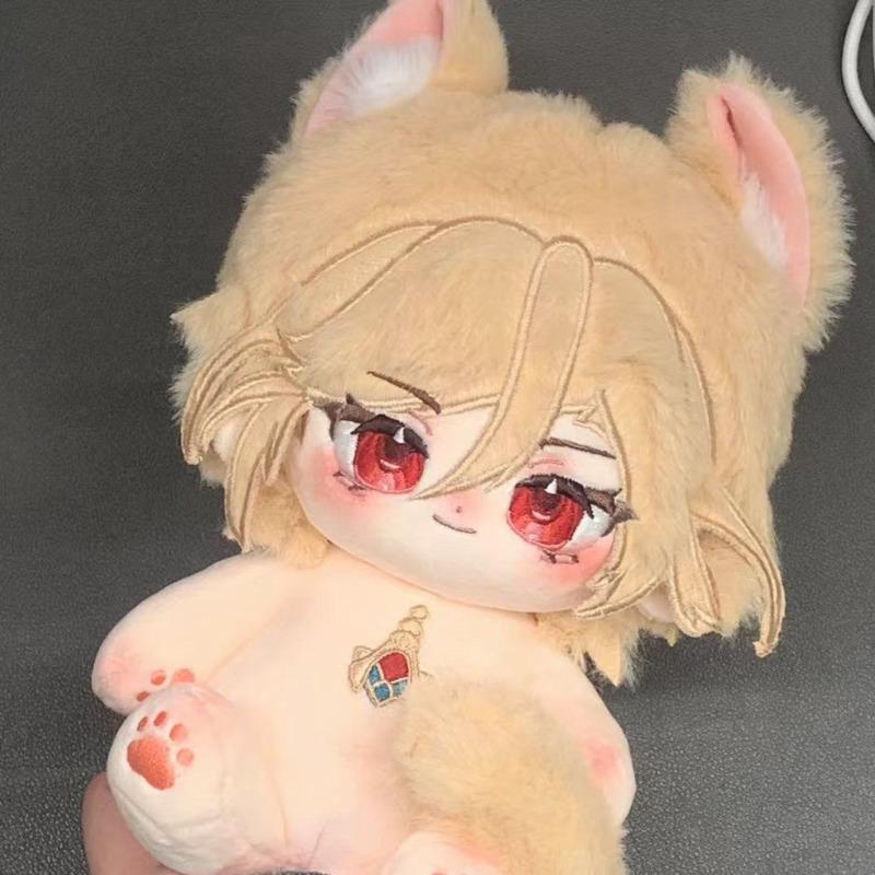 New Stuffed 20Cm Genshin Impact Kaveh Plush Doll Cosplay Dress Up Clothes Cotton Doll Toy Cute Figure Birthday New Year Gifts
