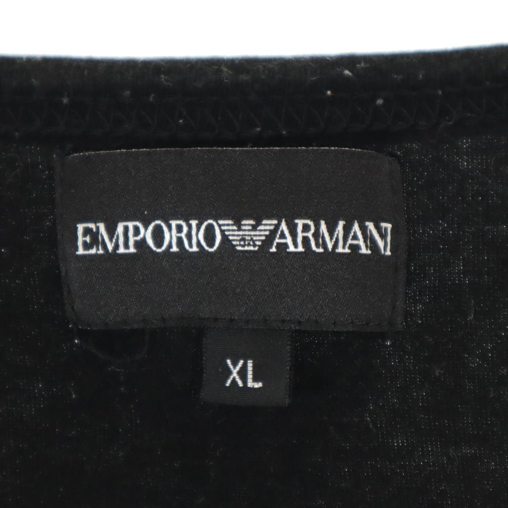 Emporio Armani made in Japan Short sleeve V neck T-shirt XL black Men's Used