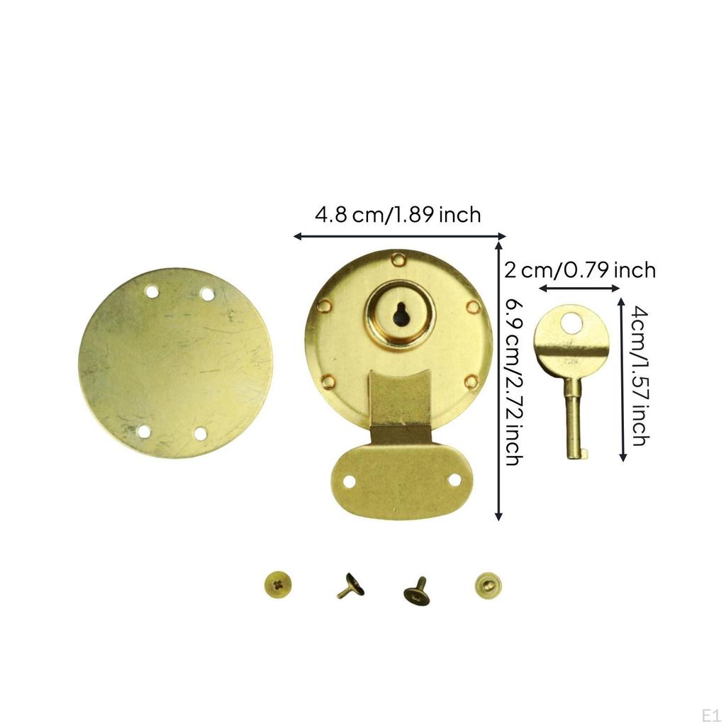 Bag Clasp Vintage-Style Antique Gilded Hardware for