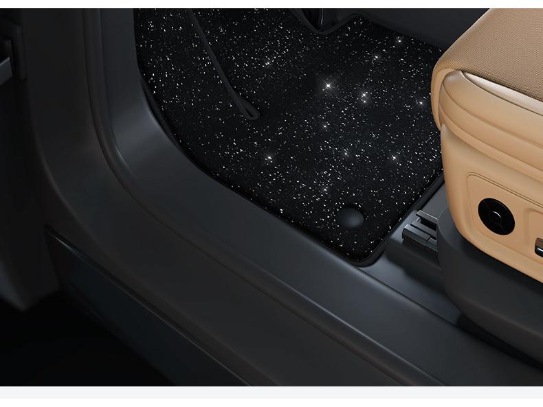 L90 Starry Sky Velvet Car Floor Mats - Roman Design