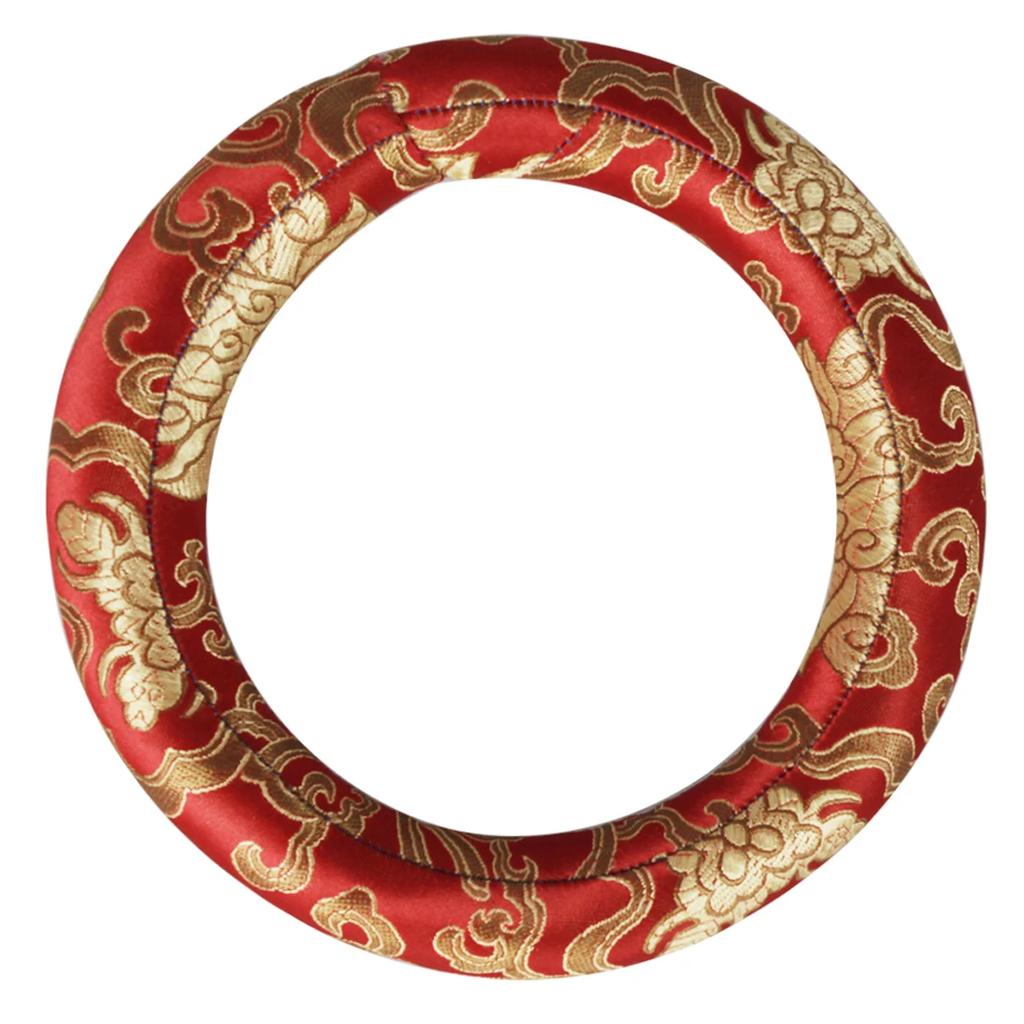 IRIN Cotton Bowl Pillow Handmade Decorative Bowl Mat Foldable Protective Instrument Parts Red Blue Silk Mat Tibetan Bowl