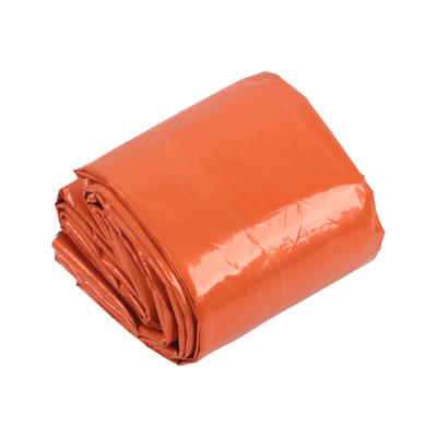 Notfallschlafsäcke PE Aluminiumfolie Orange Überlebenssack Einfache Thermodecke für Camping Wandern