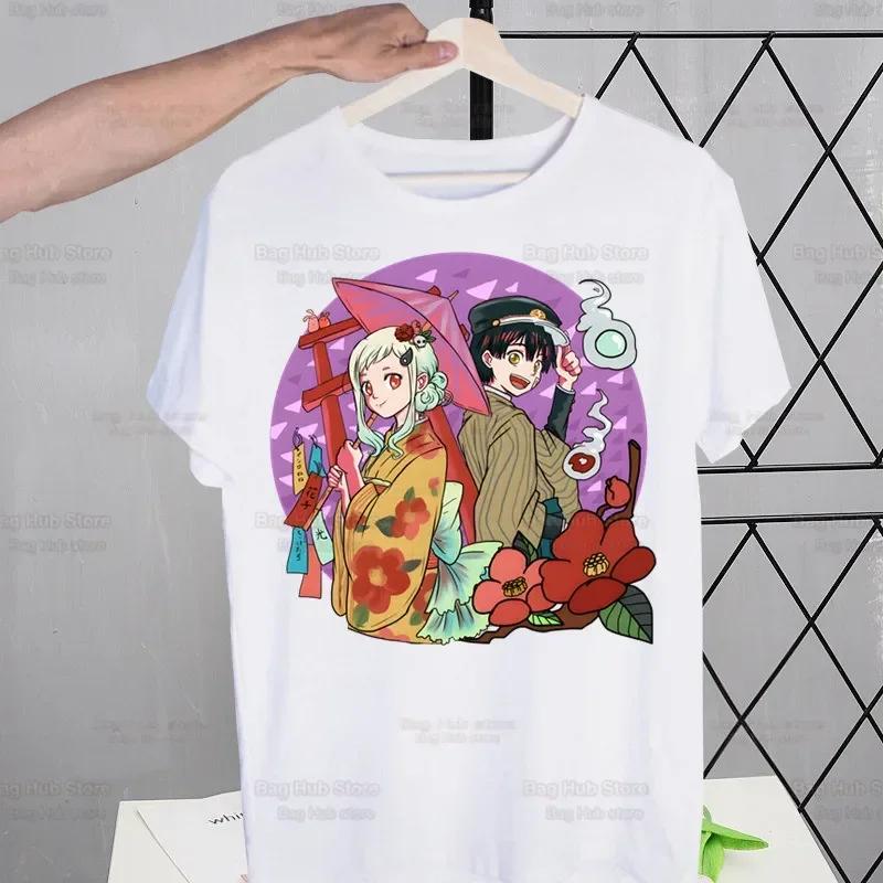 Anime Toilet Bound Hanako Kun Comics Woman Print Harajuku Summer Tshirts Casual Round Neck Short Slee Top Tee Shirt,Drop Ship