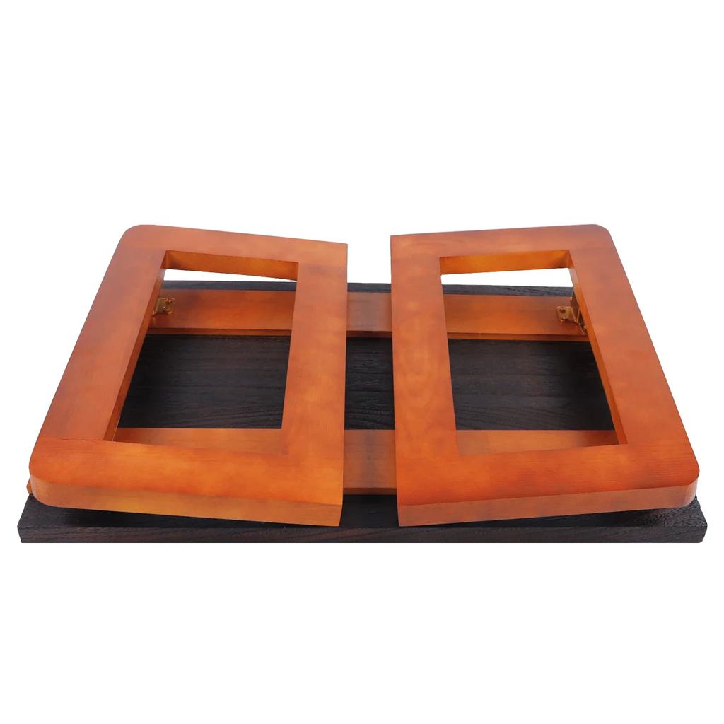 24x16 Zoll Holzboden Schreibtisch, Bett Tablett Tisch, niedriger Tisch, klappbarer Laptop Schreibtisch, zum Sitzen auf dem Boden, klappbarer Couchtisch